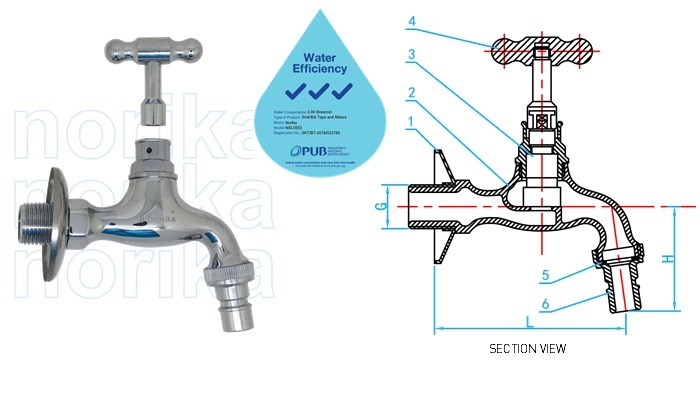 Chrome Plated Loose Key Tap